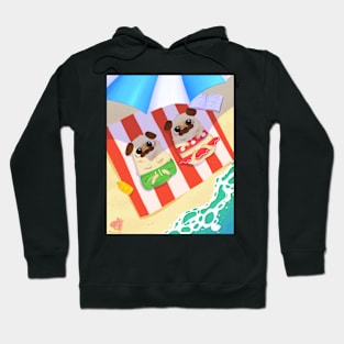 Beach Pugs Hoodie